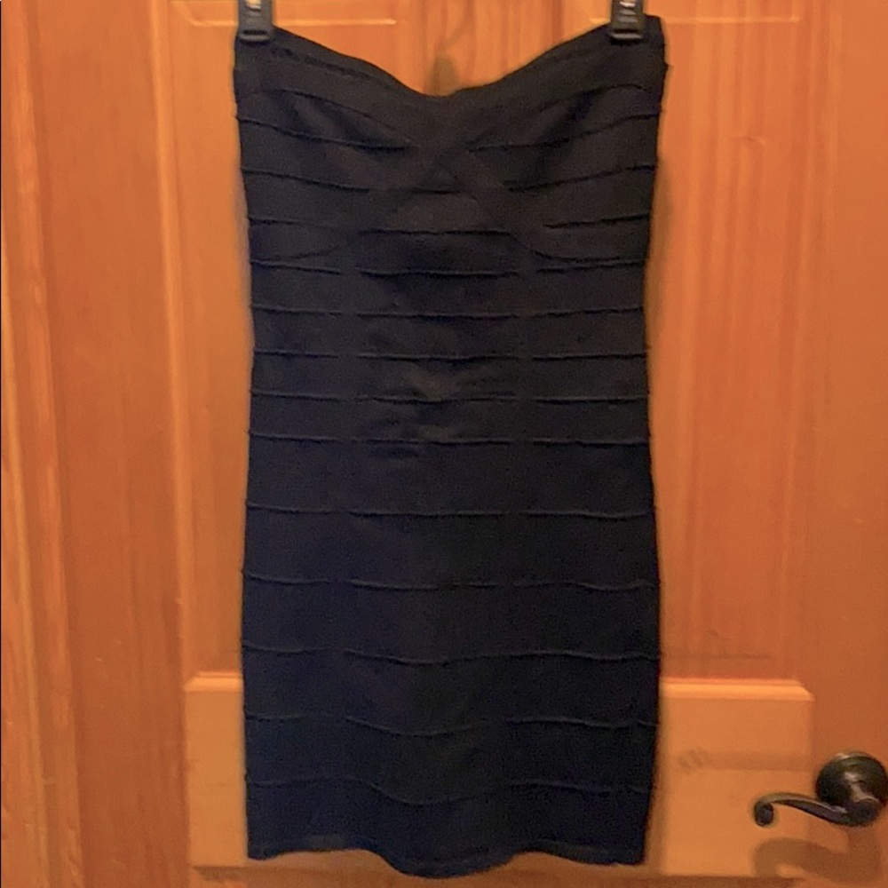 Size Medium Junior Strapless Fitted Dress